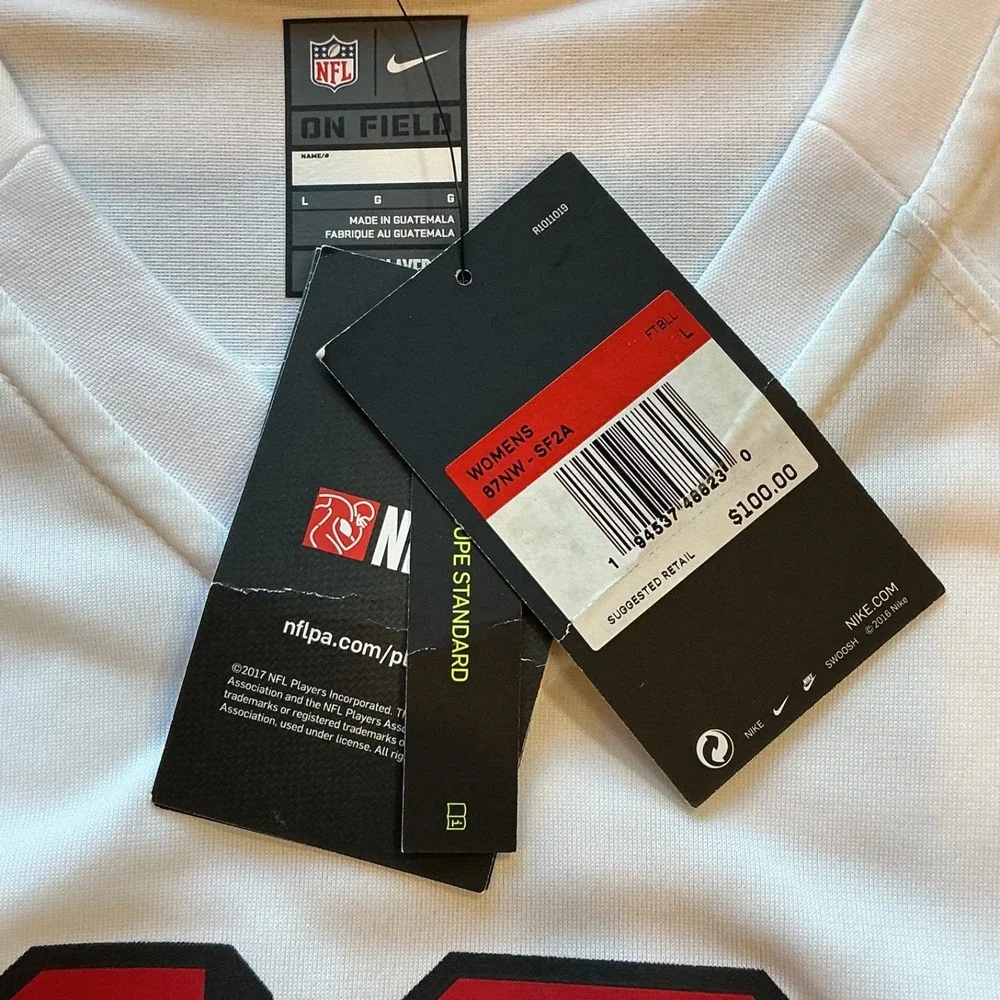 NFL Nike On Field 49ERS‎ San Fransisco Jersey #10 Jim Garoppolo Dri Fit Size Lrg